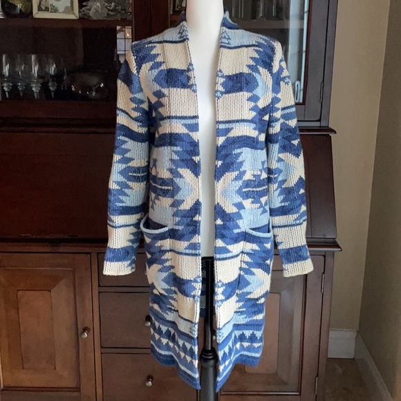 Anti Ballistic Aztec Knit Open Cardigan M - Picture 12 of 12